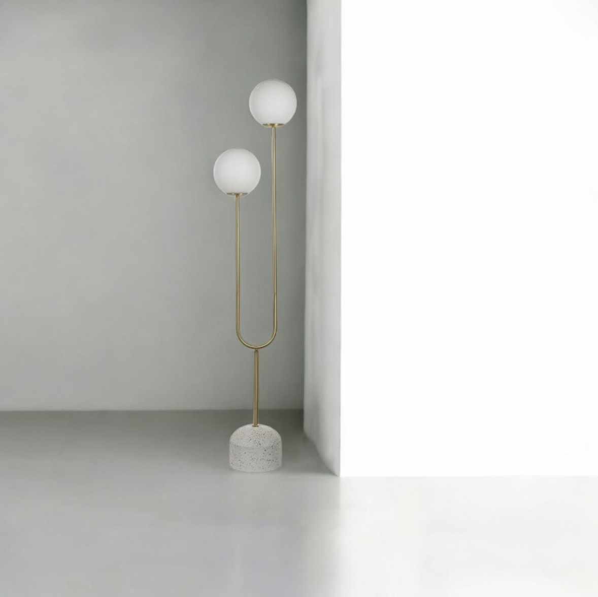 black table lamp