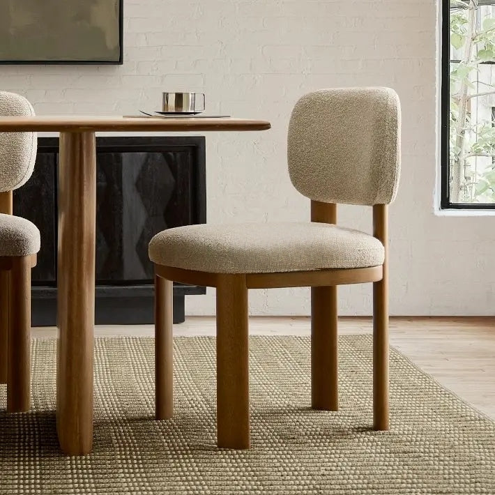 Light Luxury Simple Design Indoor Kitchen Furniture Solid Wood Customized Leisure Chair Dining Chair