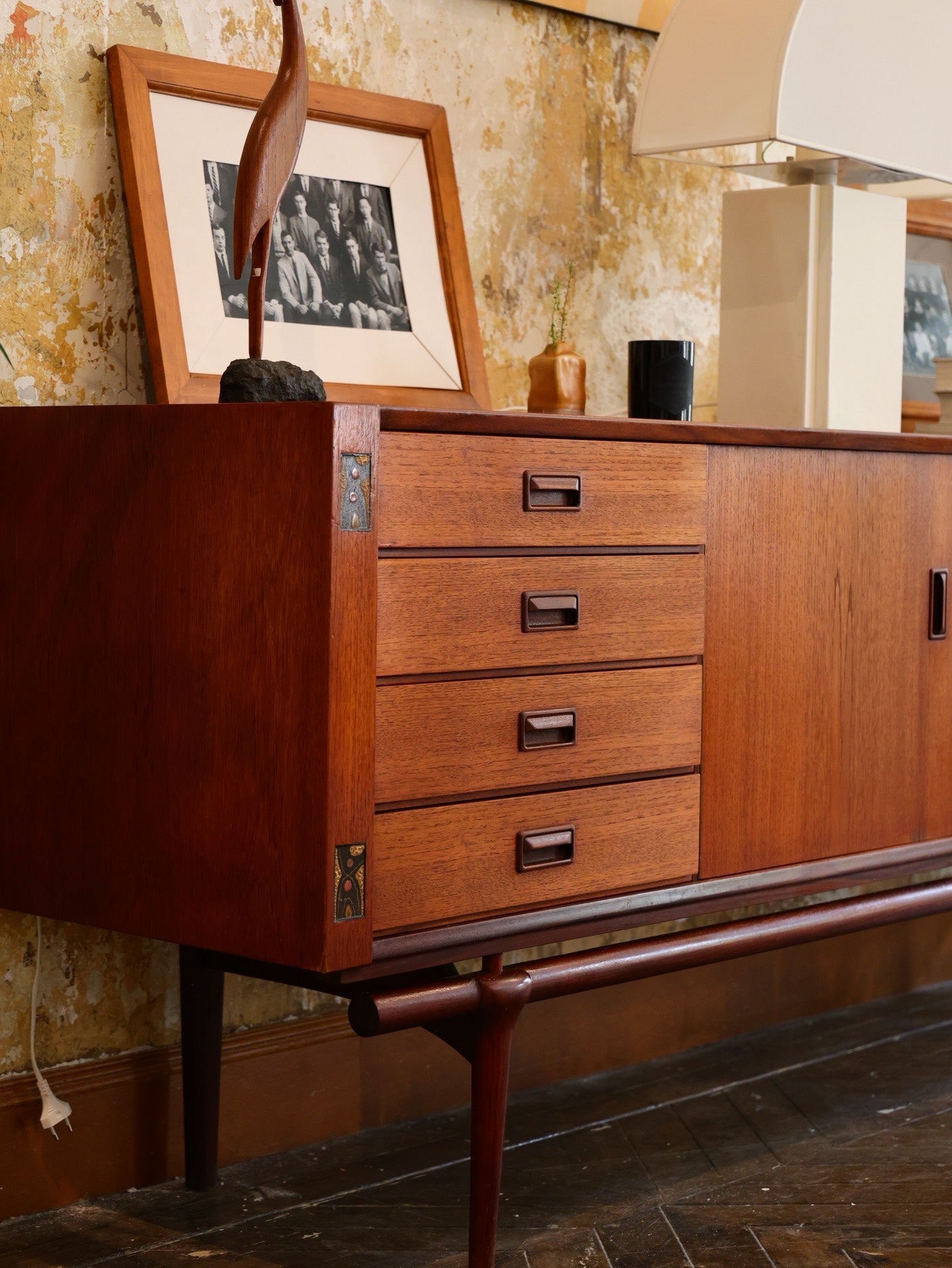 Elegant Teak Sideboard by Louis Van Teeffelen