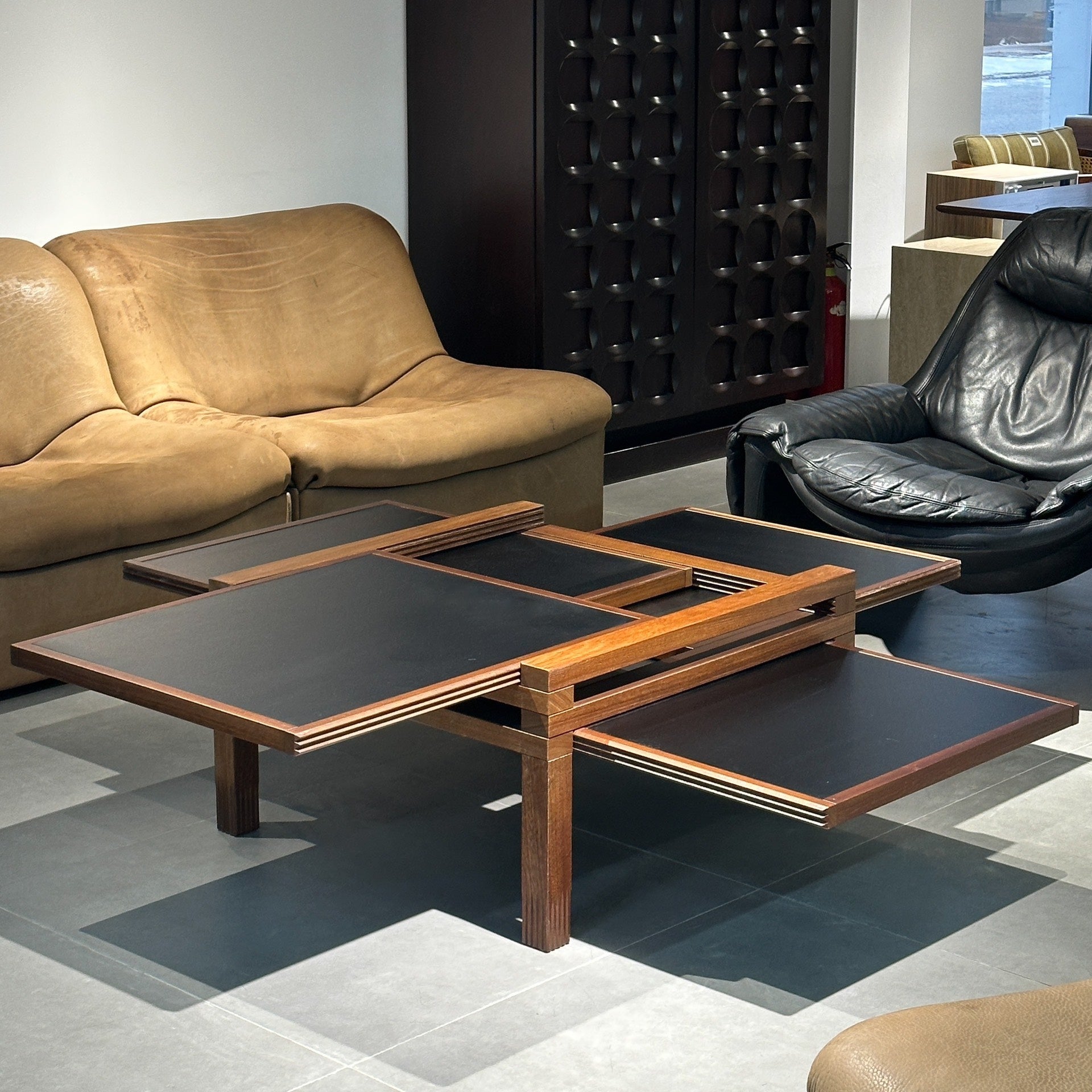 French Hexa Modular Coffee Table by Bernard Vuarnesson