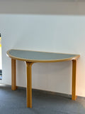 Danish Semi-Circular Desk Table: DSC by Rud Thygesen & Johnny Sørensen