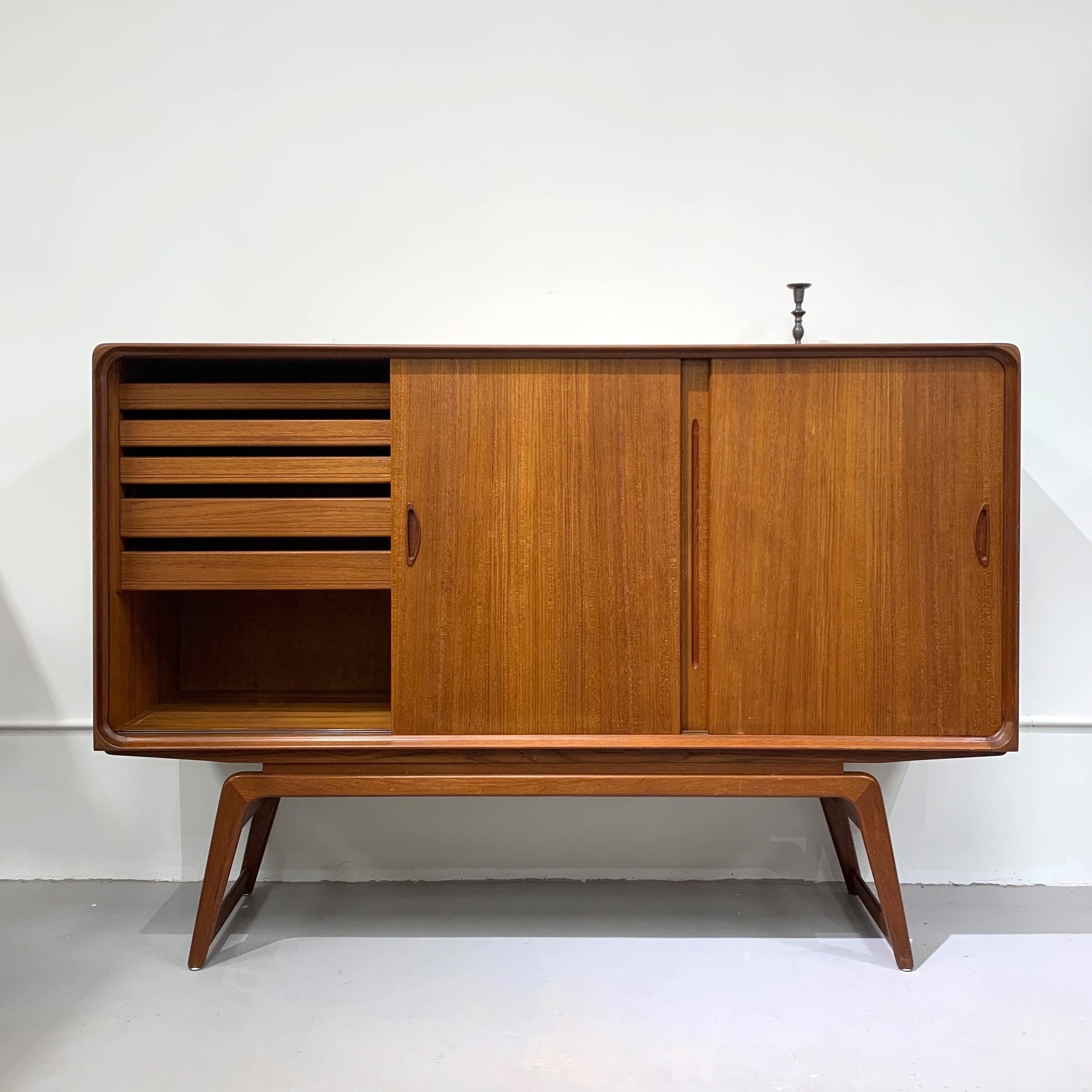 Teak Sideboard Display Cabinet by Clausen & Søn