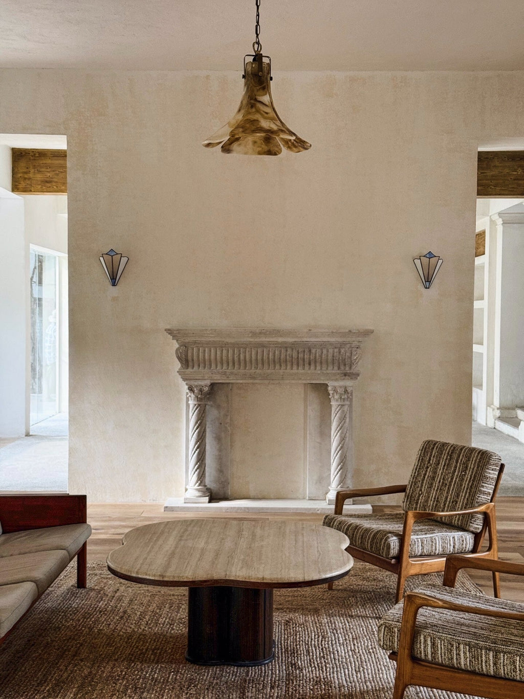Vintage Scandinavian Armchairs by Unknown Designer
