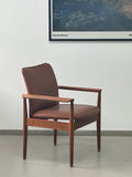 Office Chair Diplomat Chair Model 209 by Finn Juhl