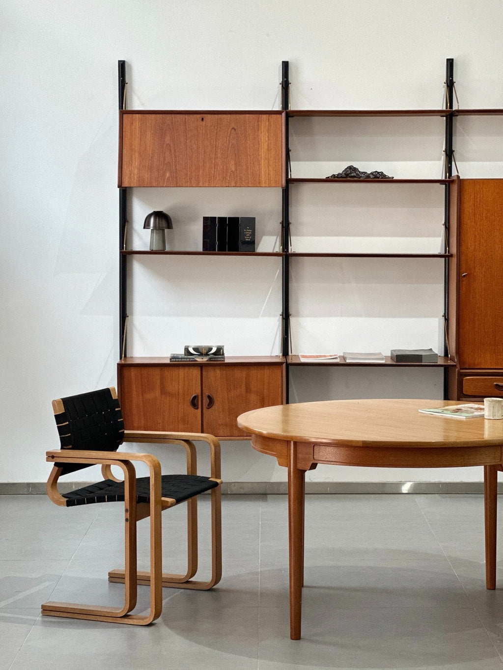 Dutch-Made Bookcase Wall Shelf System by Lous Van Teeffelen