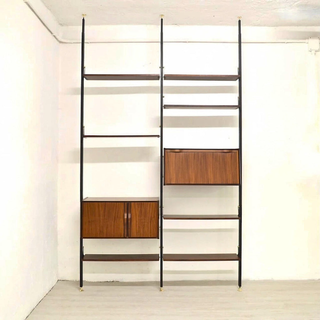 Modular Floor-to-Ceiling Bookcase by La Sorgente del Mobile