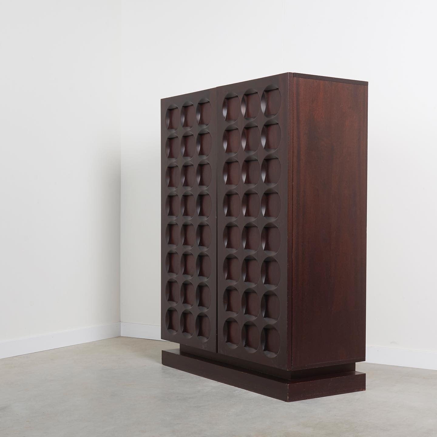 Vintage Wine Cabinet Storage Side Cabinet by Denmark Belgium