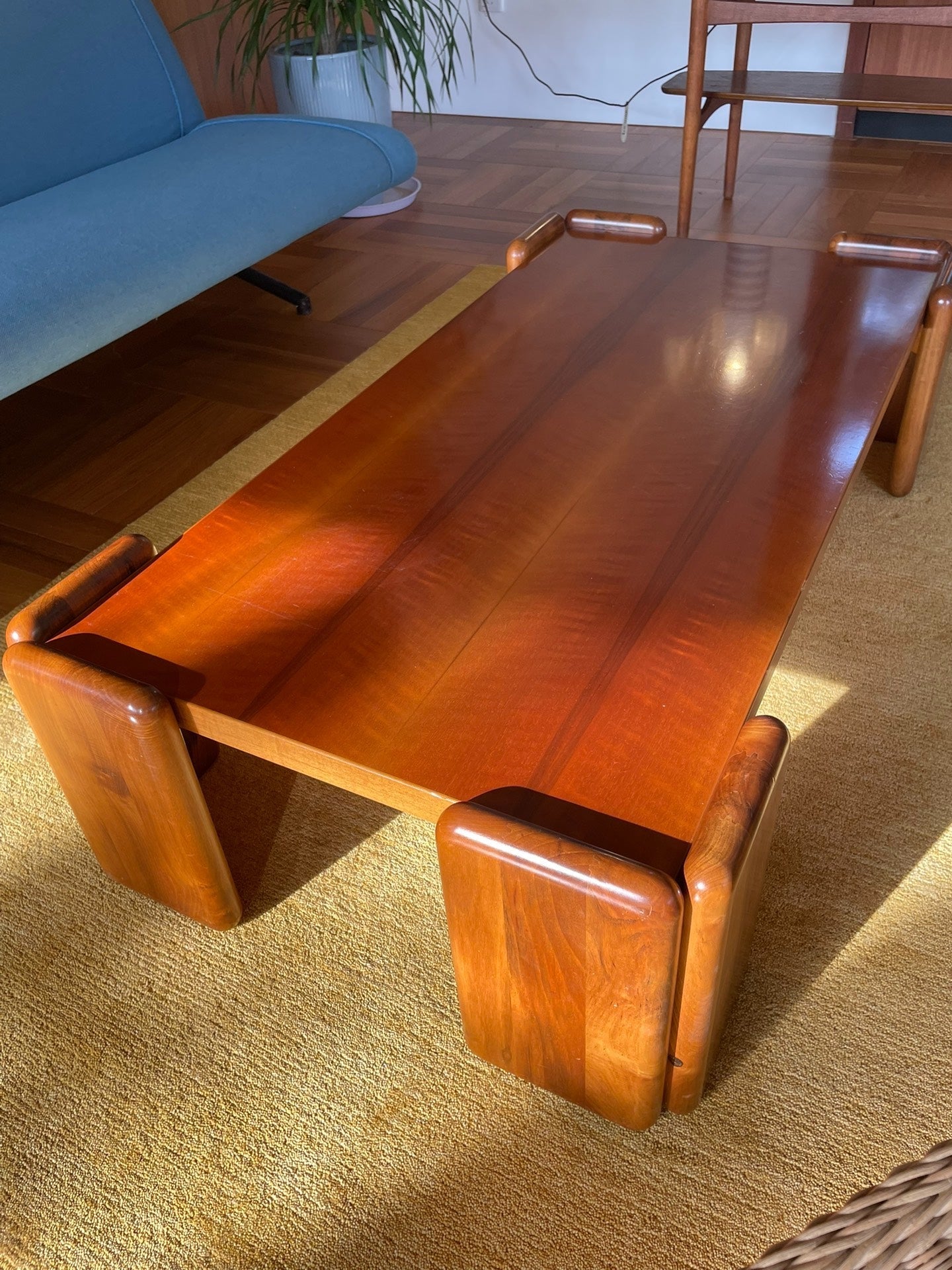 Walnut Coffee Table by Mario Marenco