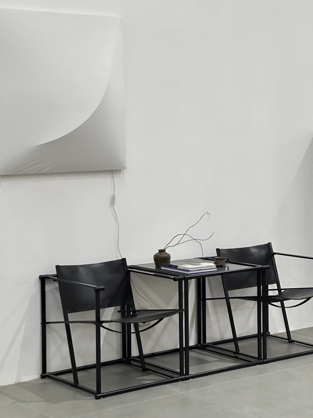 FM62 Leather Cubic Chairs by Radboud van Beekum