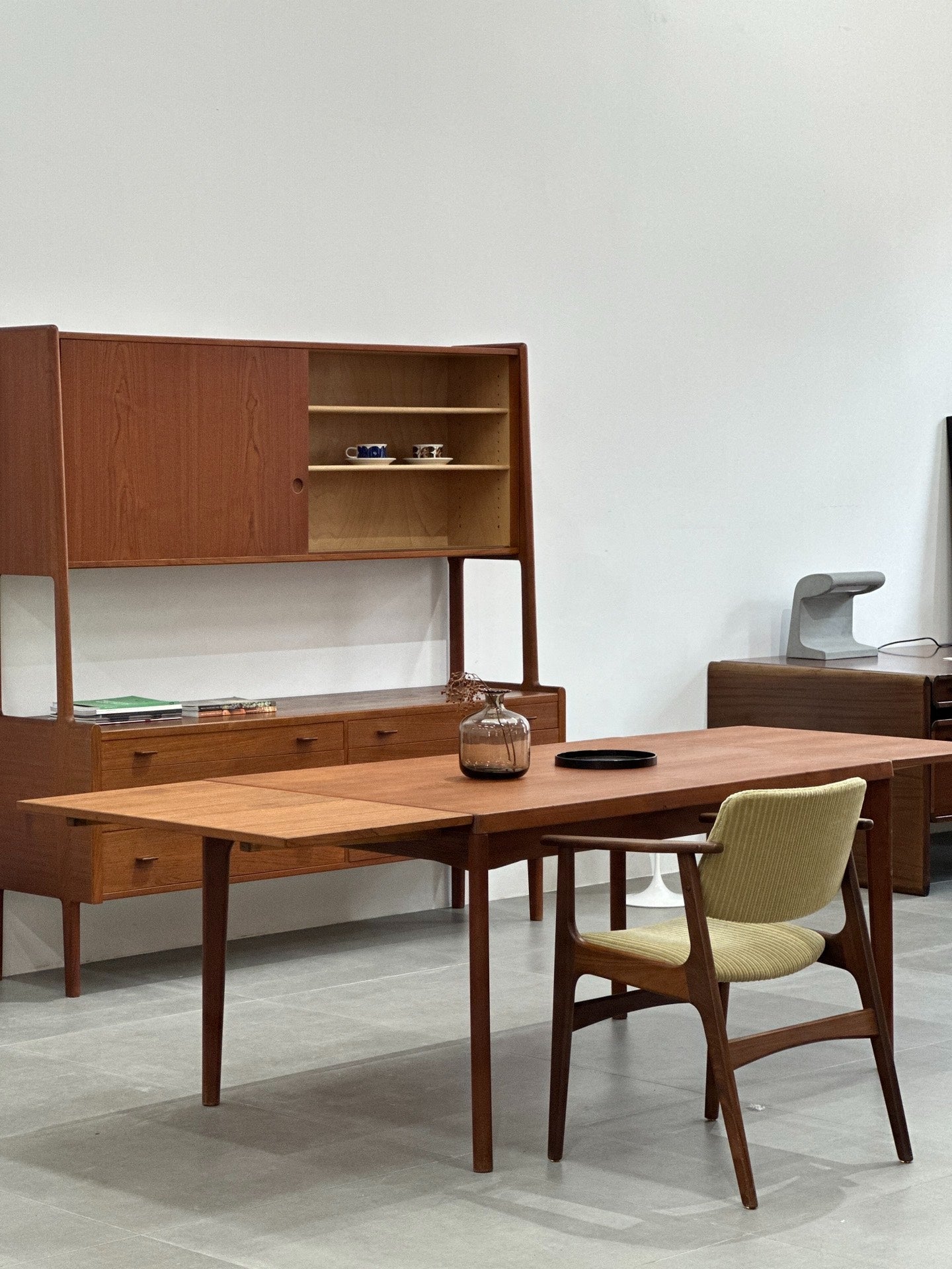 Danish Extendable Teak Dining Table by Henning Kjaernulf