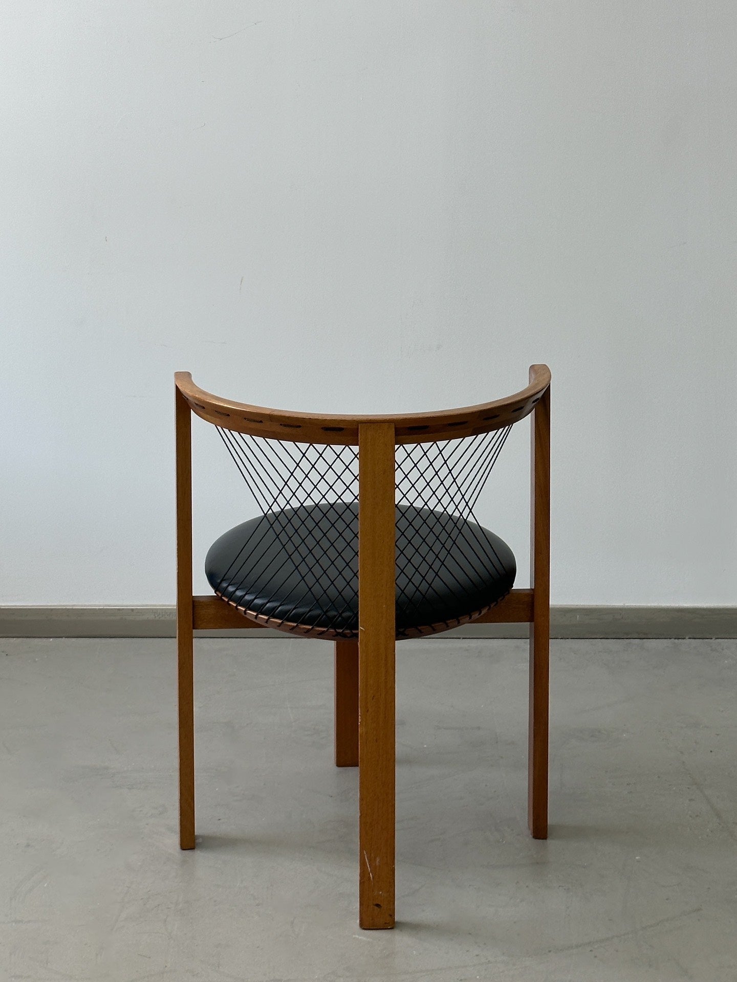 Danish Single Chair Dining Chair String Chair by Niels Jørgen Haugesen