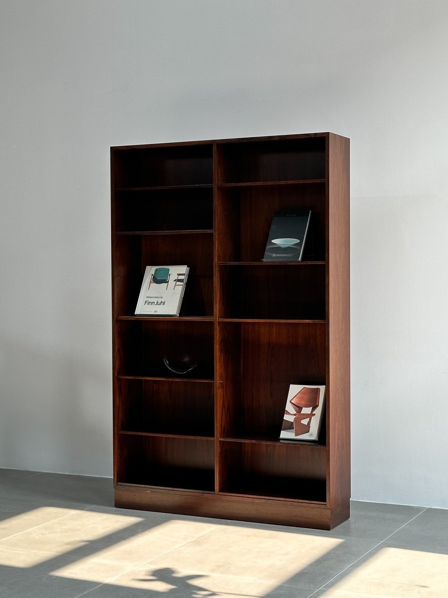 Designer Danish Rosewood Bookcase by Gunni Omann
