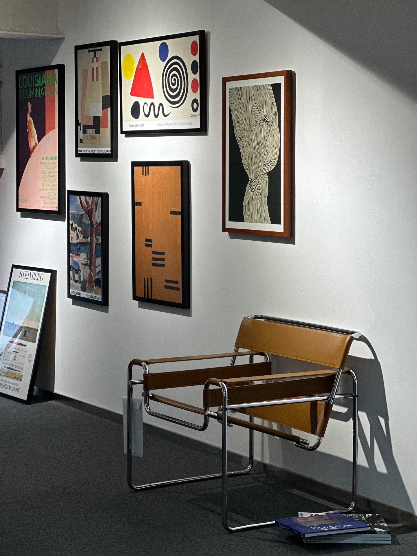 Brown Wassily Chair by Knoll