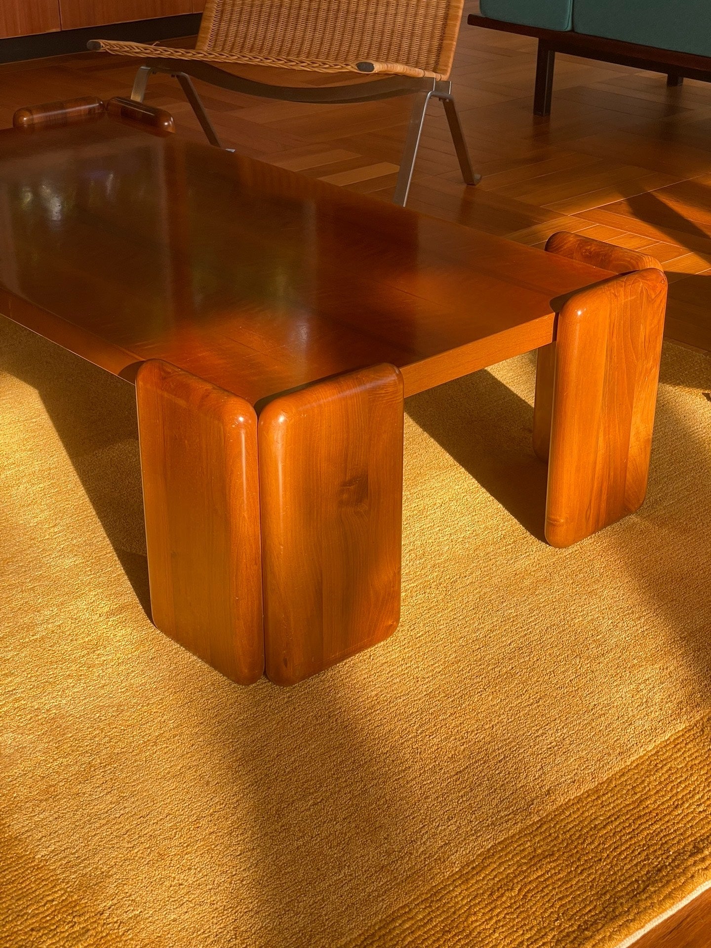 Walnut Coffee Table by Mario Marenco