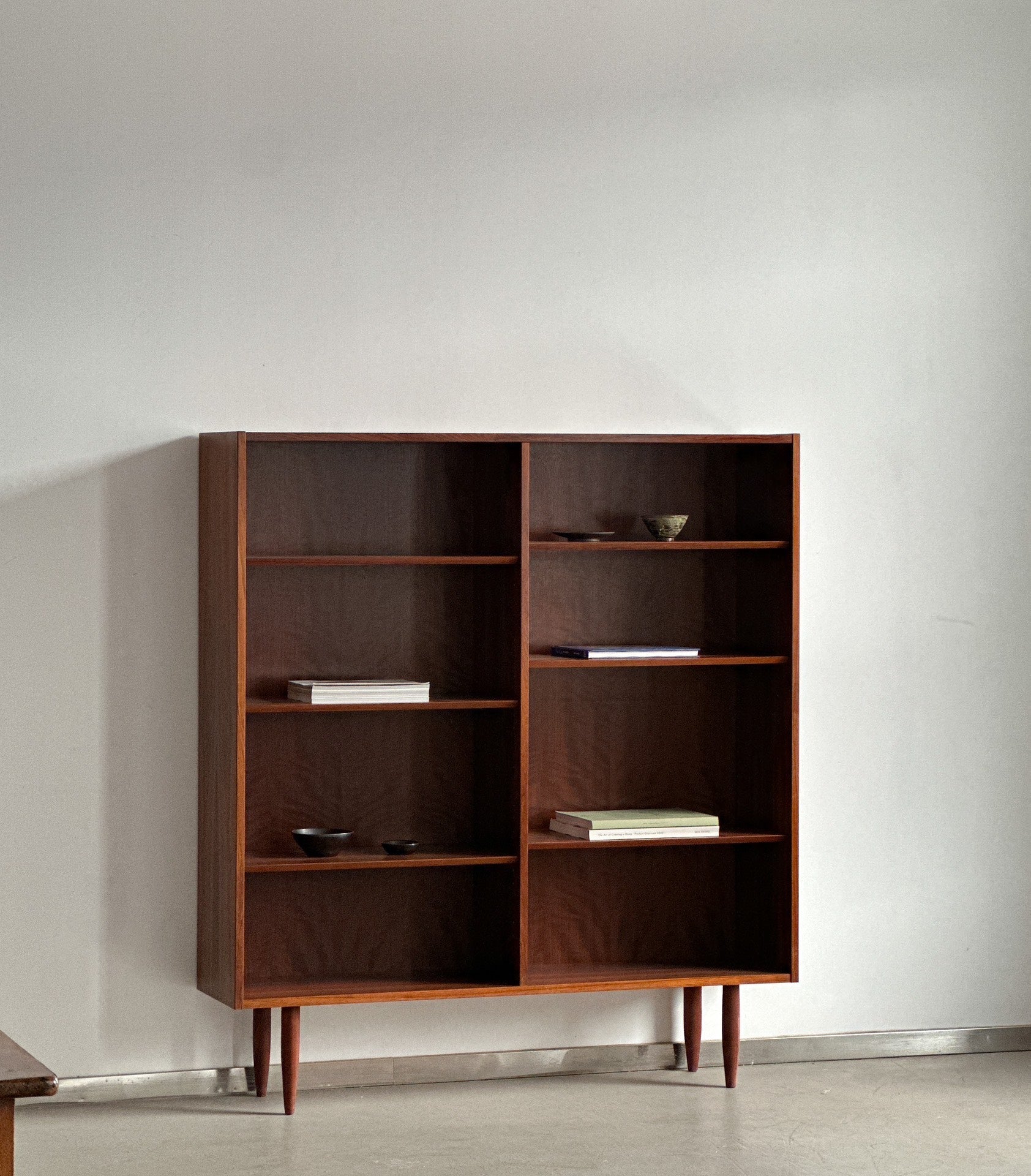 Danish Simple Rosewood Sideboard Bookcase Display by Designer