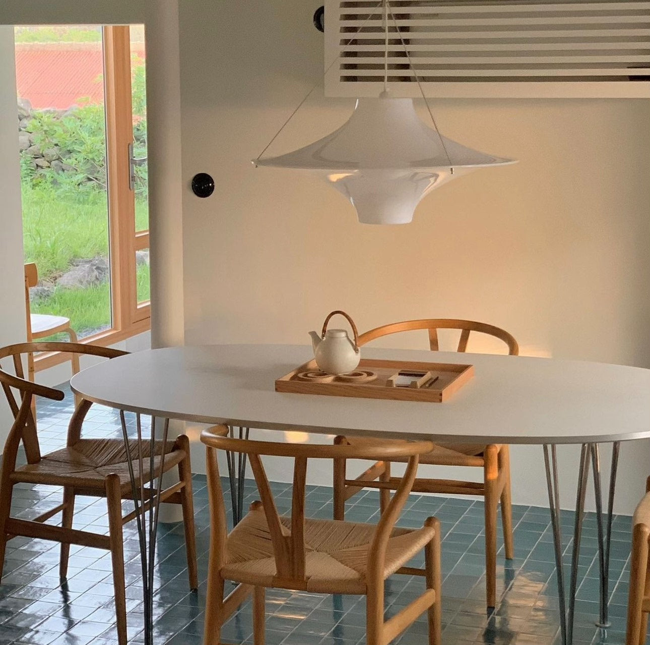 Danish Classic Designer Dining Table by Piet Hein and Bruno Mathsson: Super-Elipse