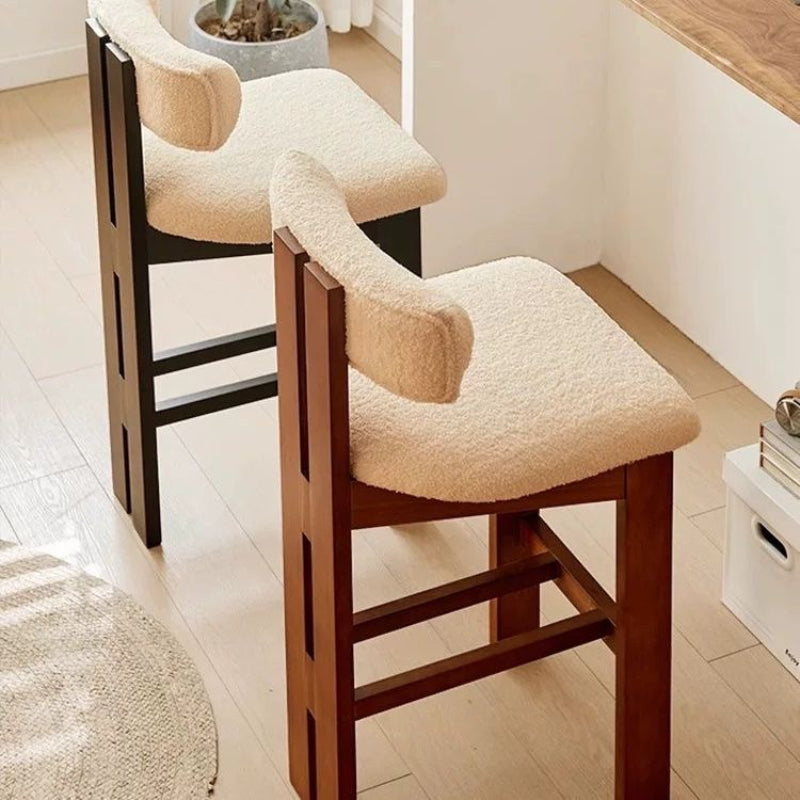 Vintage solid wood dining chair French