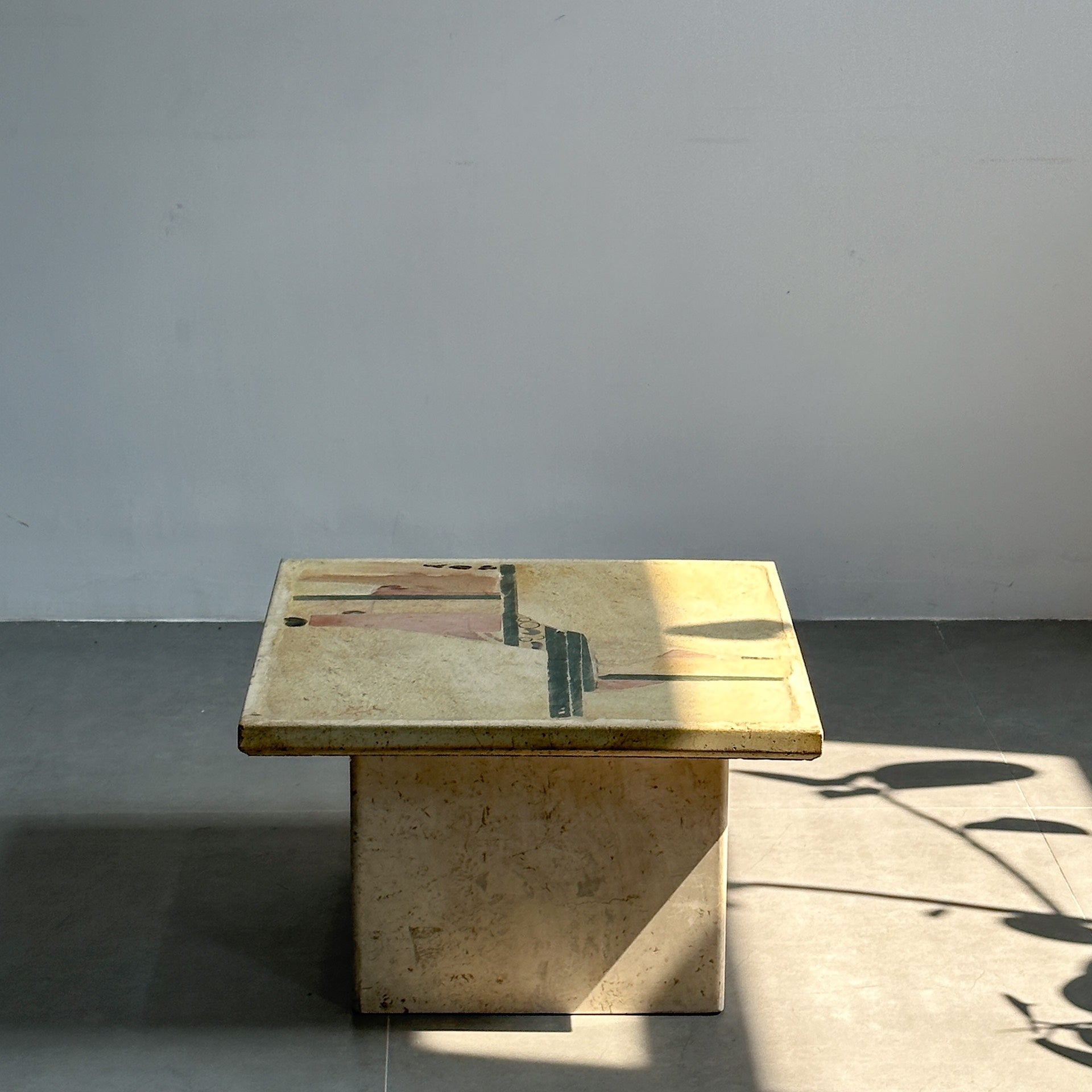 Classic Designer Marble Side Coffee Table by Poul Kingma
