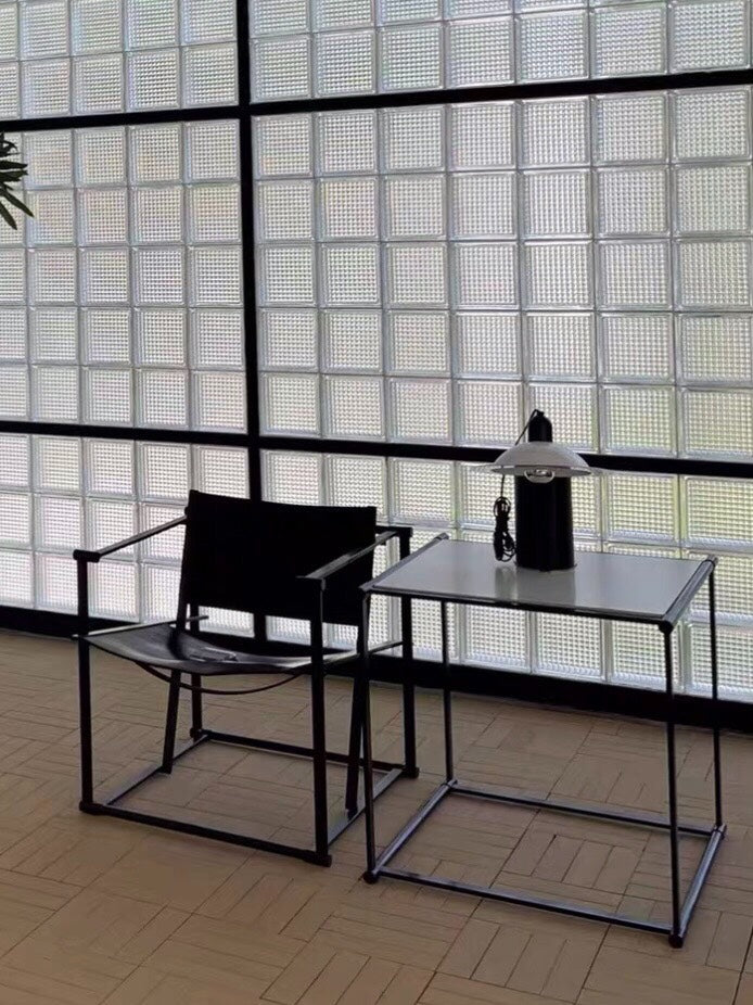 Pastoe FM61 Black and White Table and Chair Set by Radboud Van Beekum