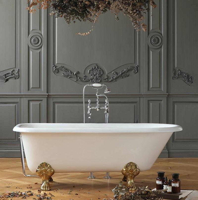 Doré Floor-Standing Chaise Longue Bathtub