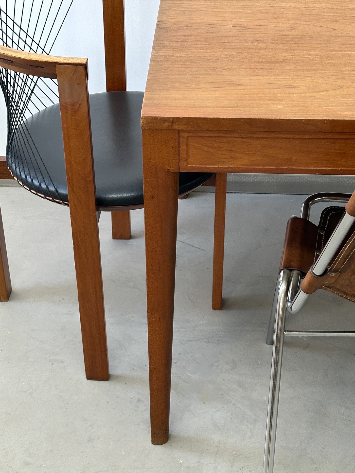 Danish Designer Square Teak Dining Table by Finn Juhl