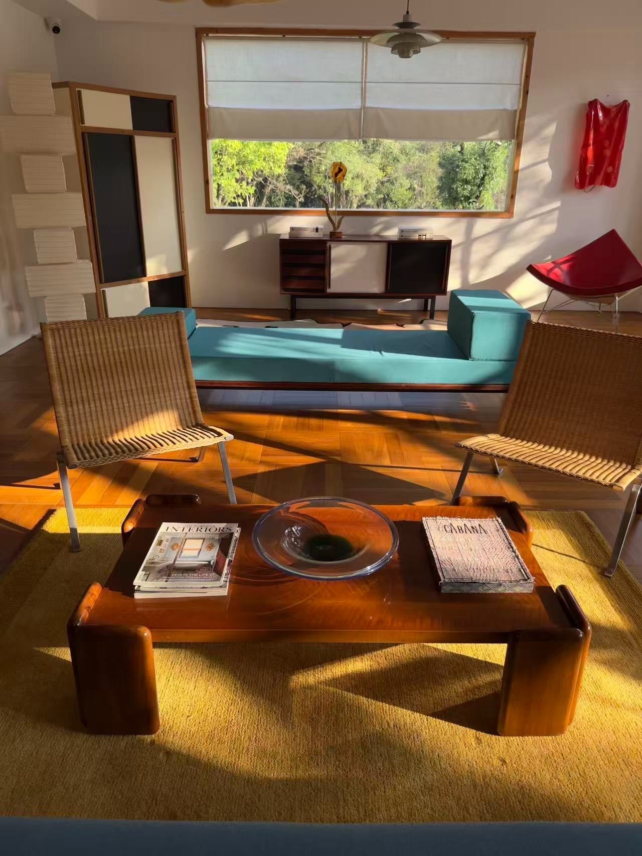 Walnut Coffee Table by Mario Marenco