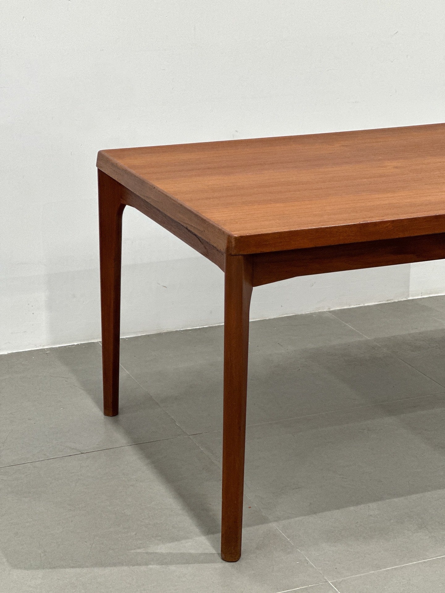 Danish Extendable Teak Dining Table by Henning Kjaernulf