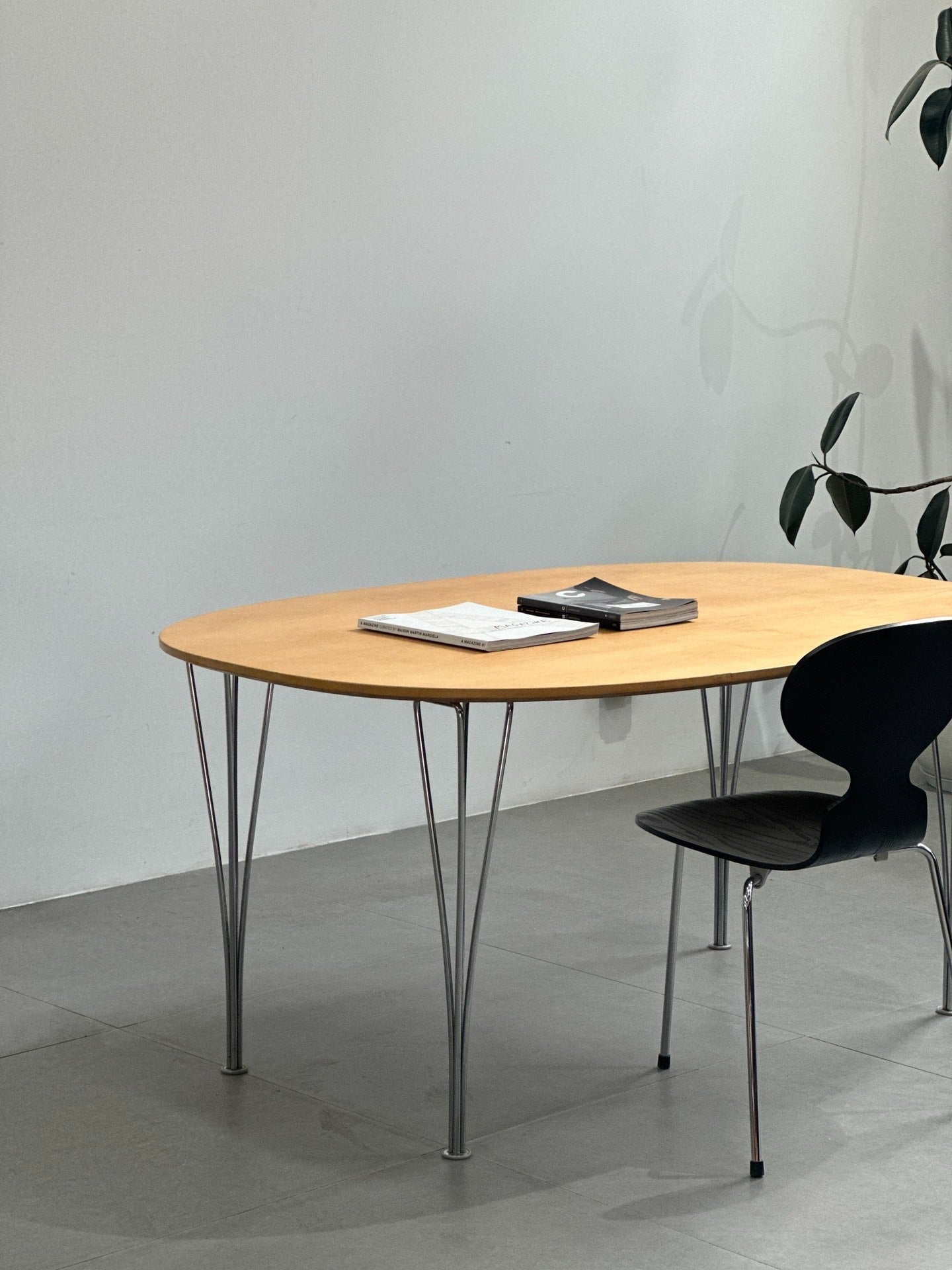 Super-Elipse Dining Table by Piet Hein and Bruno Mathsson