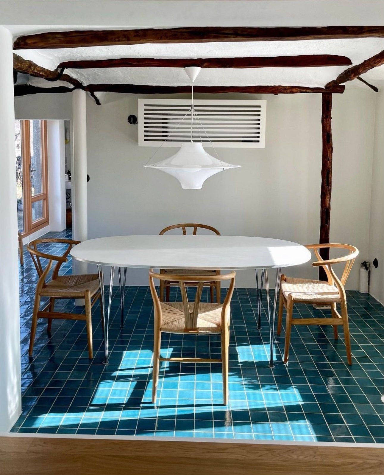 Danish Classic Designer Dining Table by Piet Hein and Bruno Mathsson: Super-Elipse