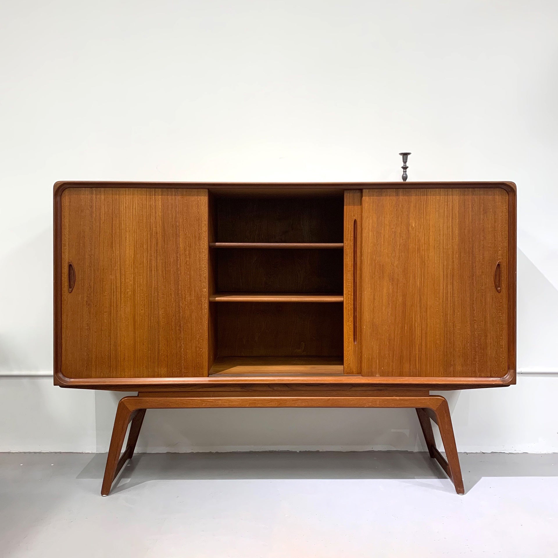 Teak Sideboard Display Cabinet by Clausen & Søn