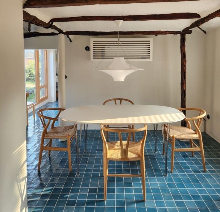 Super-Elipse Dining Table: by Piet Hein and Bruno Mathsson