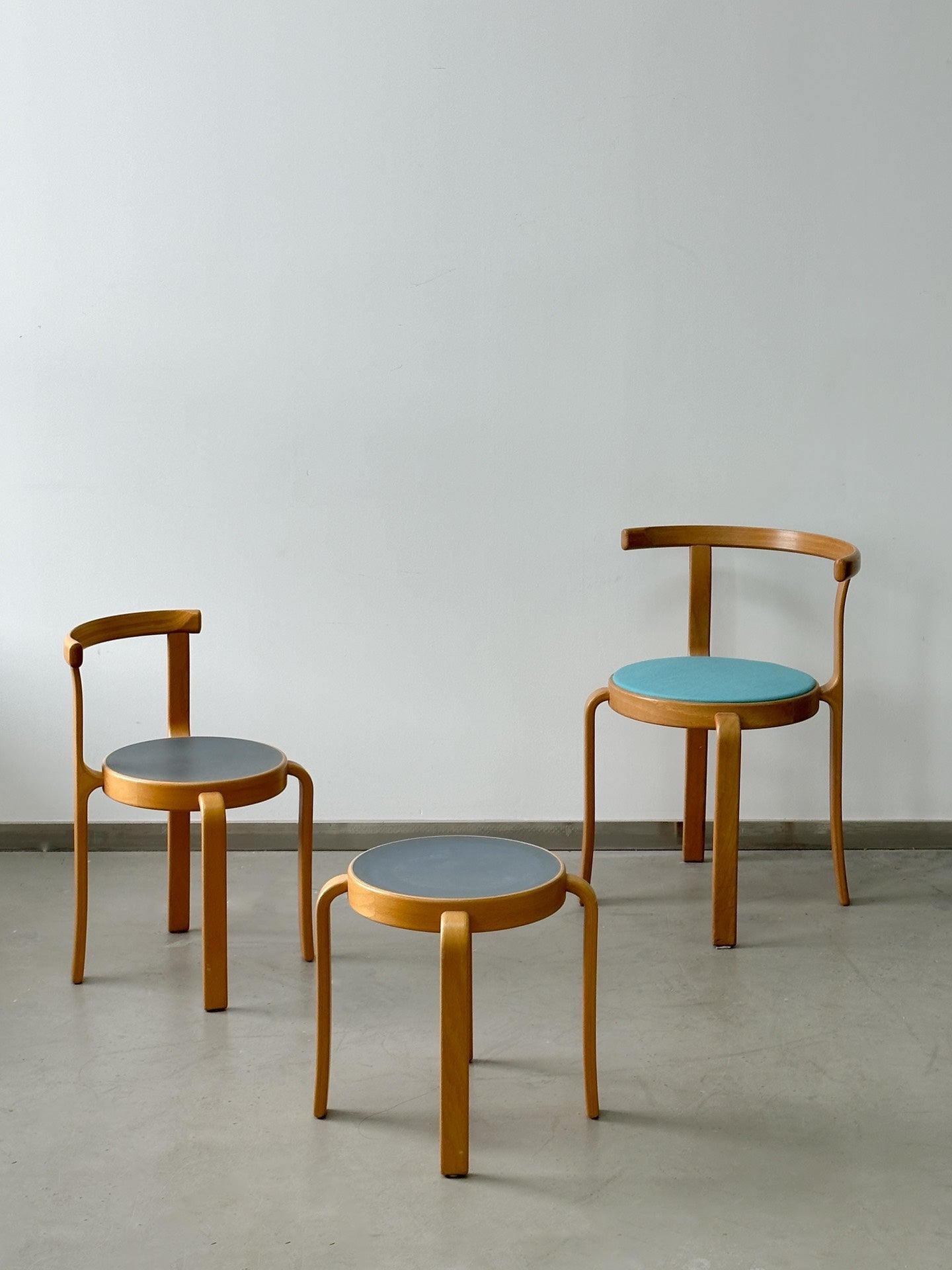 Danish Children's Table and Chair Set by Rud Thygesen and Johnny Sorensen