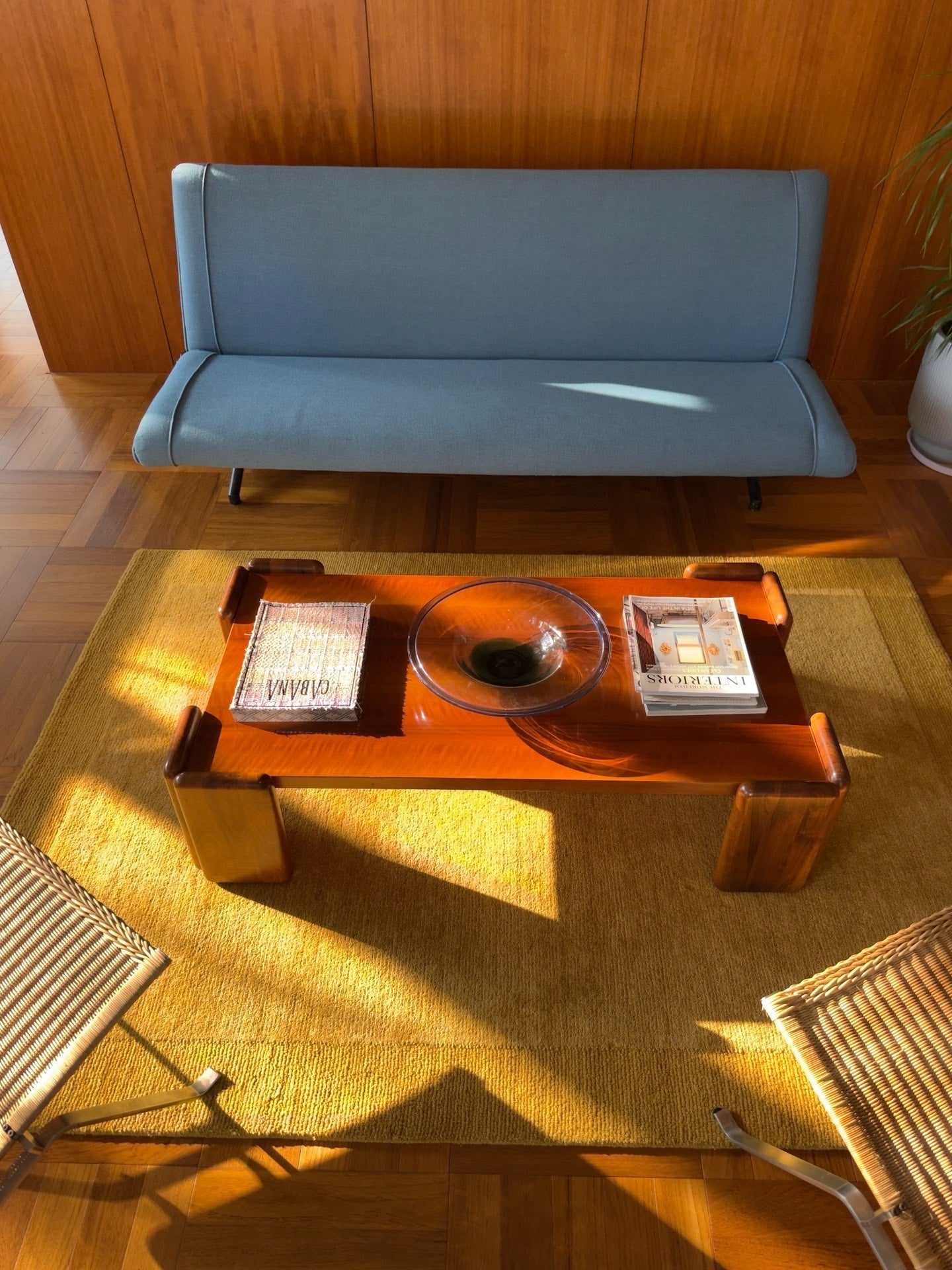 Walnut Coffee Table by Mario Marenco