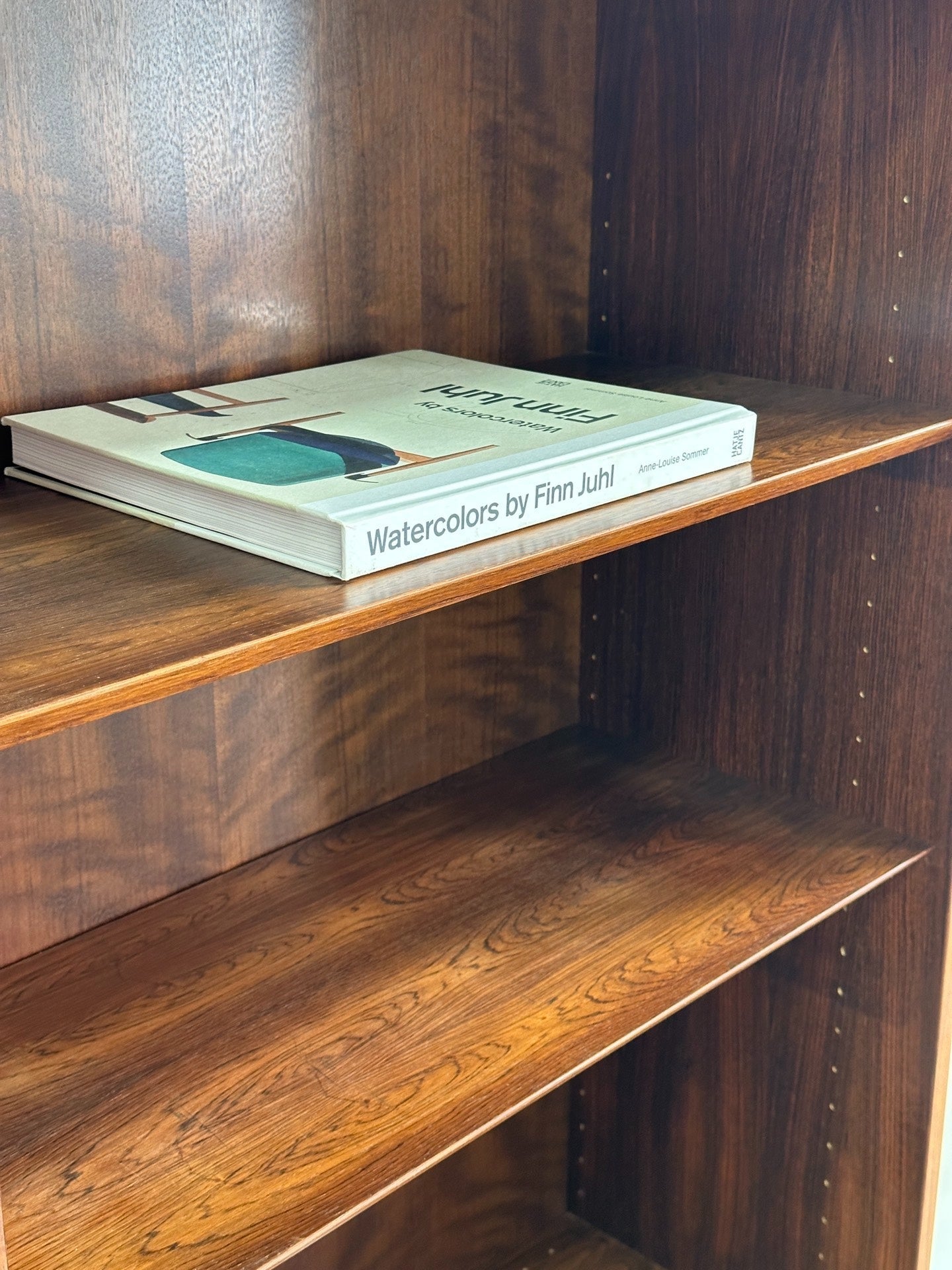 Danish Simple Rosewood Sideboard Bookcase Display by Designer