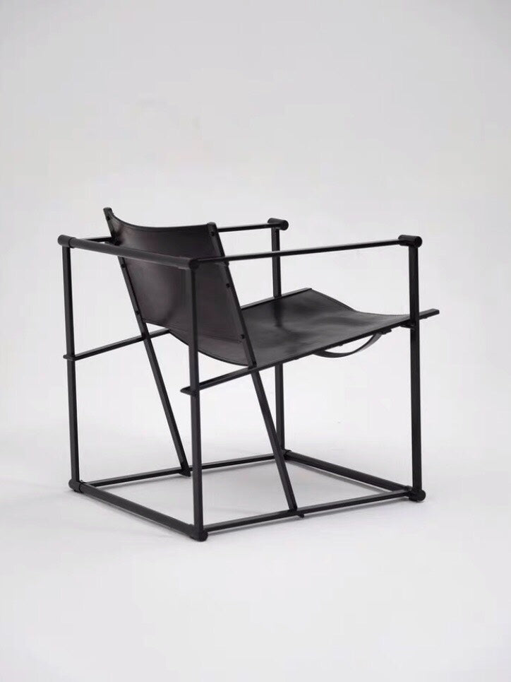 Pastoe FM61 Black and White Table and Chair Set by Radboud Van Beekum