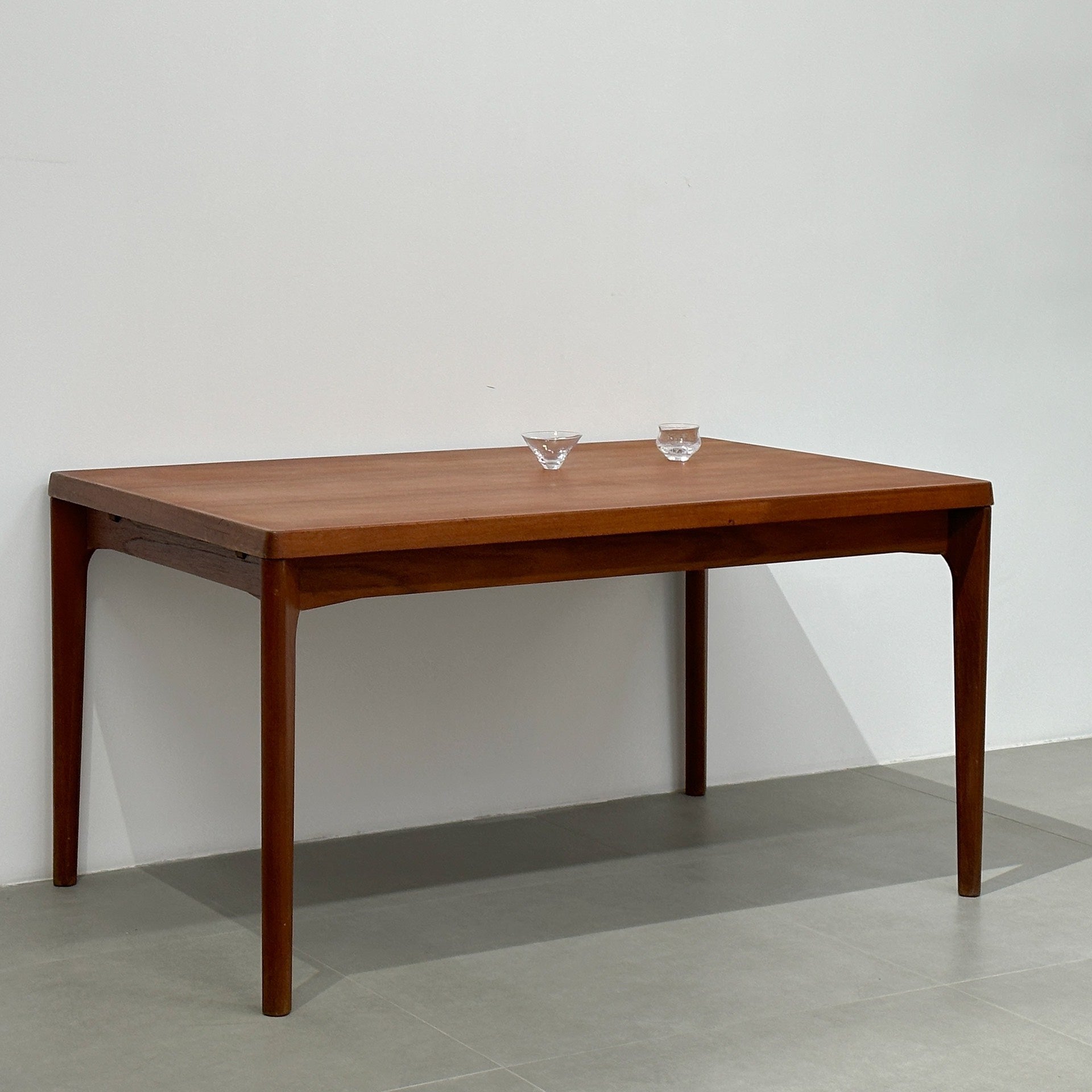 Danish Extendable Teak Dining Table by Henning Kjaernulf