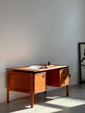 Danish Teak Desk by GV Møbler: 1960s Design