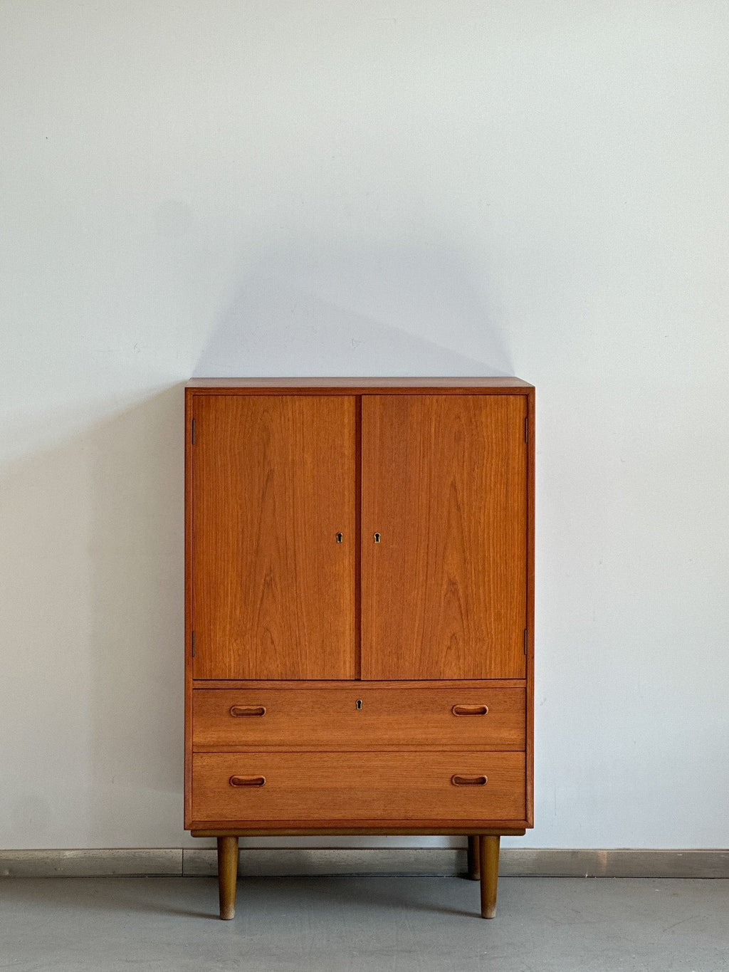 Danish-Made Double-Door Small Teak Sideboard: DDTSS by Unknown