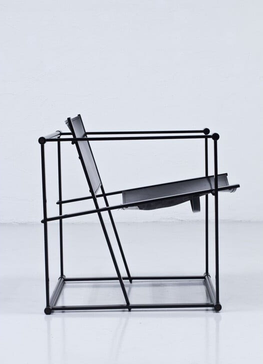 FM62 Leather Cubic Chairs by Radboud van Beekum