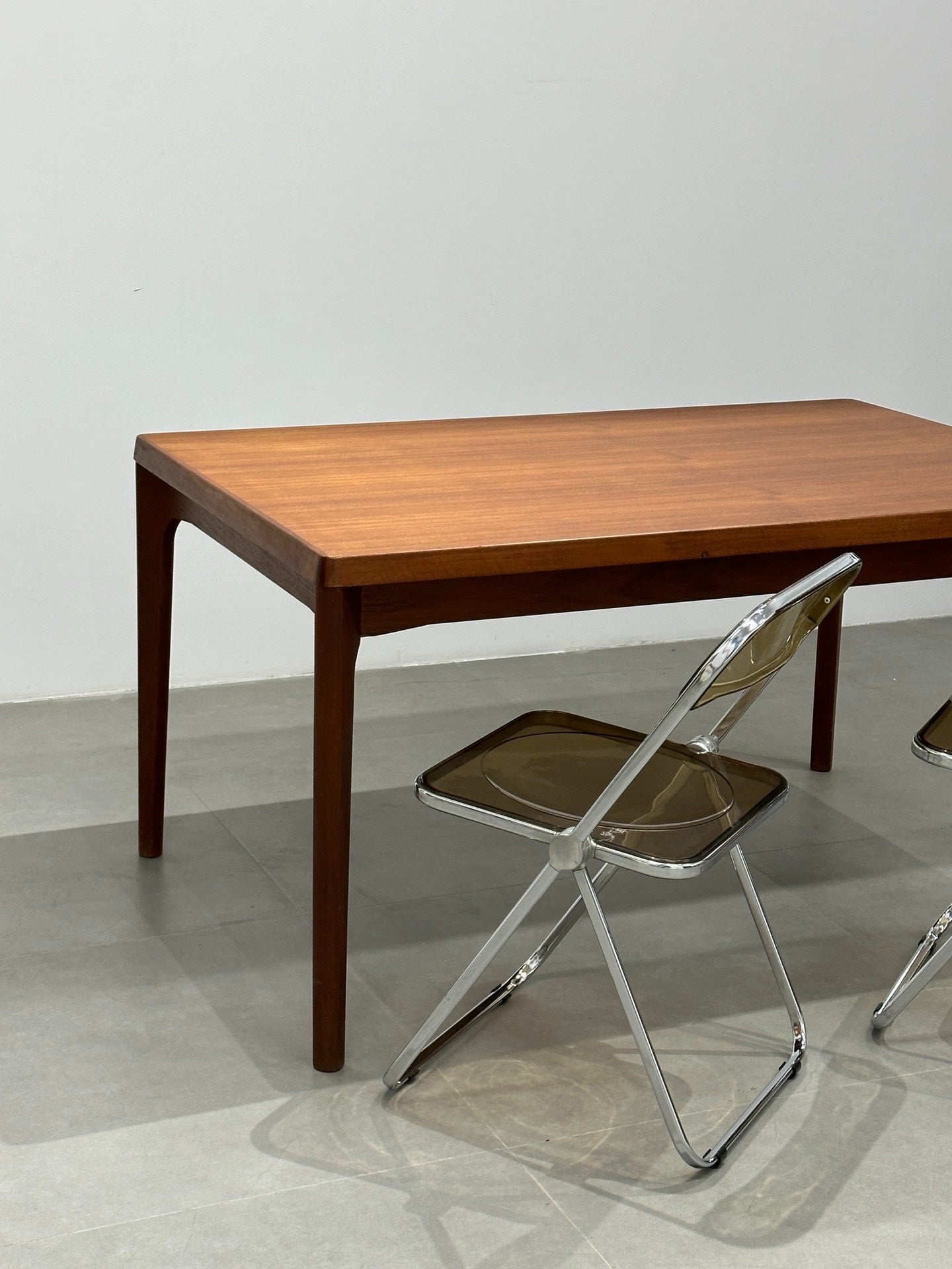 Danish Extendable Teak Dining Table by Henning Kjaernulf