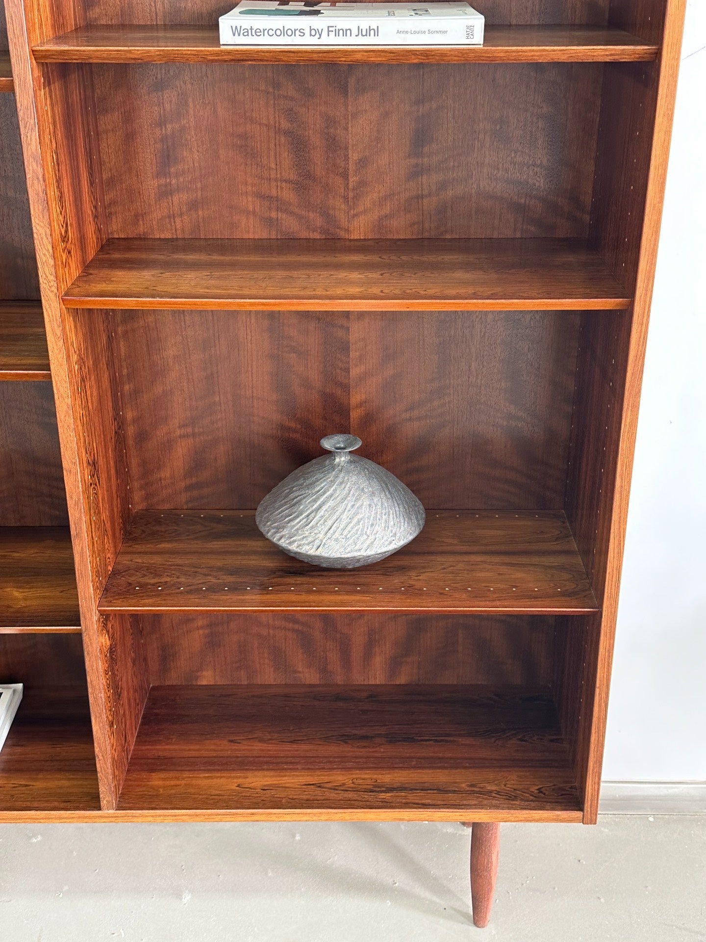 Danish Simple Rosewood Sideboard Bookcase Display by Designer