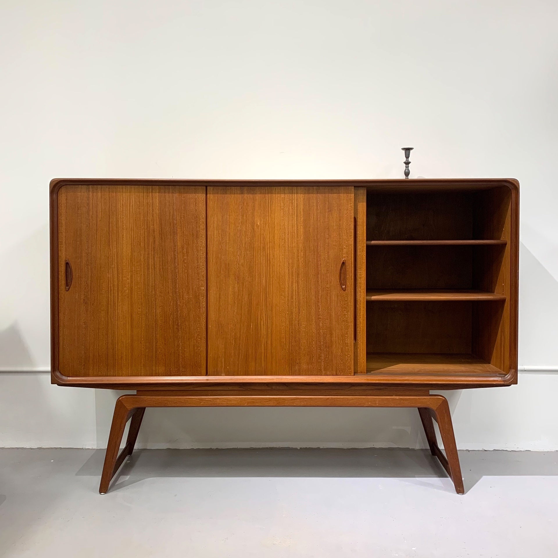 Teak Sideboard Display Cabinet by Clausen & Søn