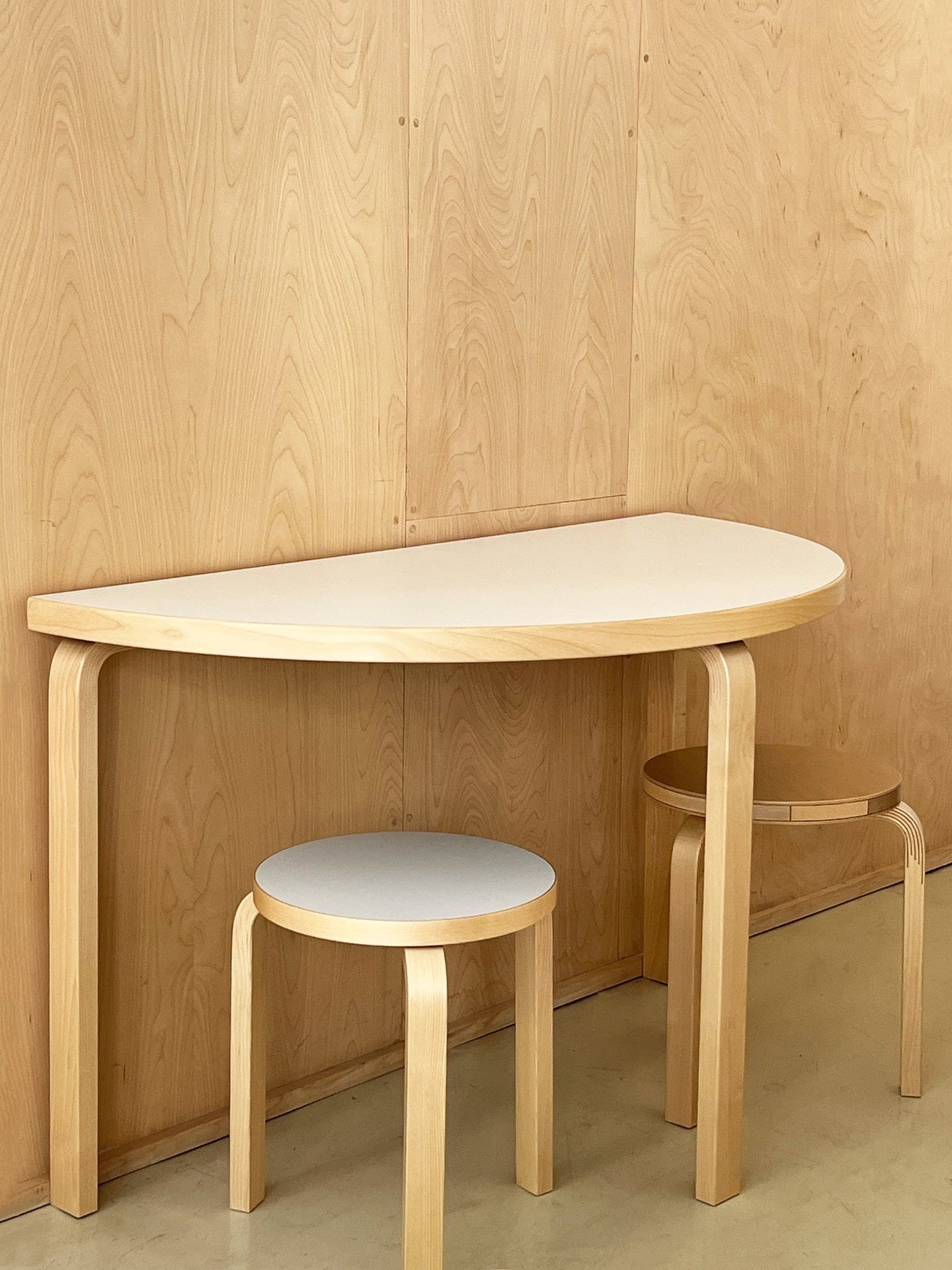 Artek Aalto Table Half Round: AALTO 1933 by Alvar Aalto