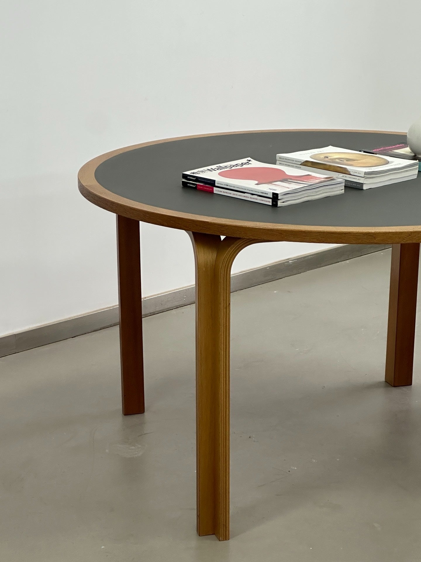 Danish Round Dining Table: DRDT by Rud Thygesen & Johnny Sorensen