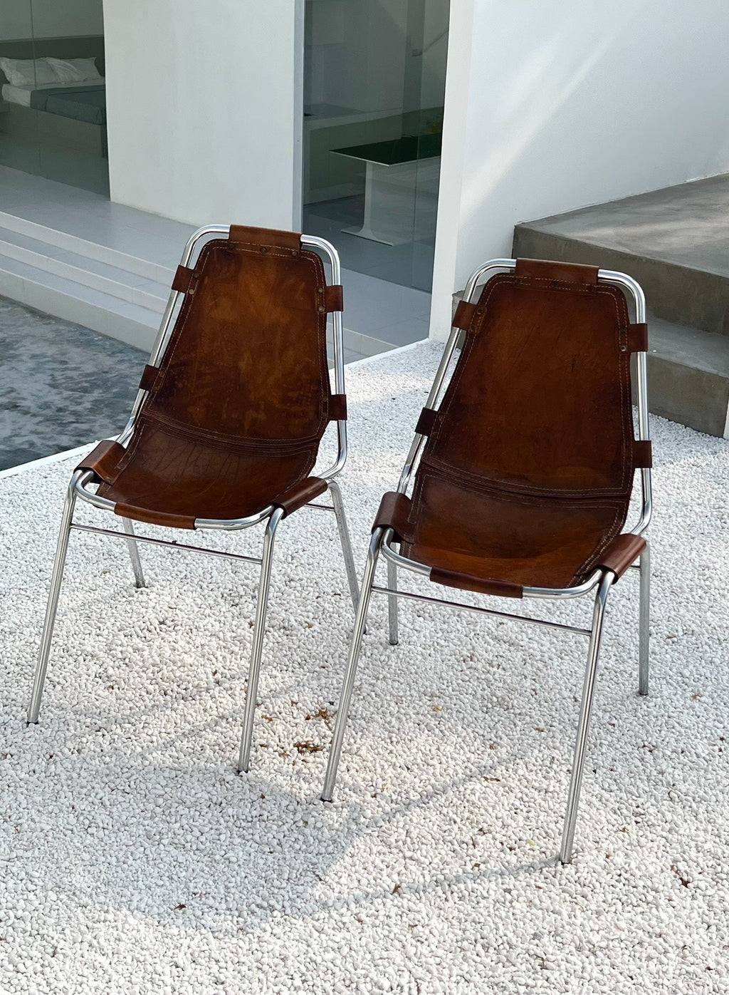 Stylish Dining Chairs by Charlotte Perriand
