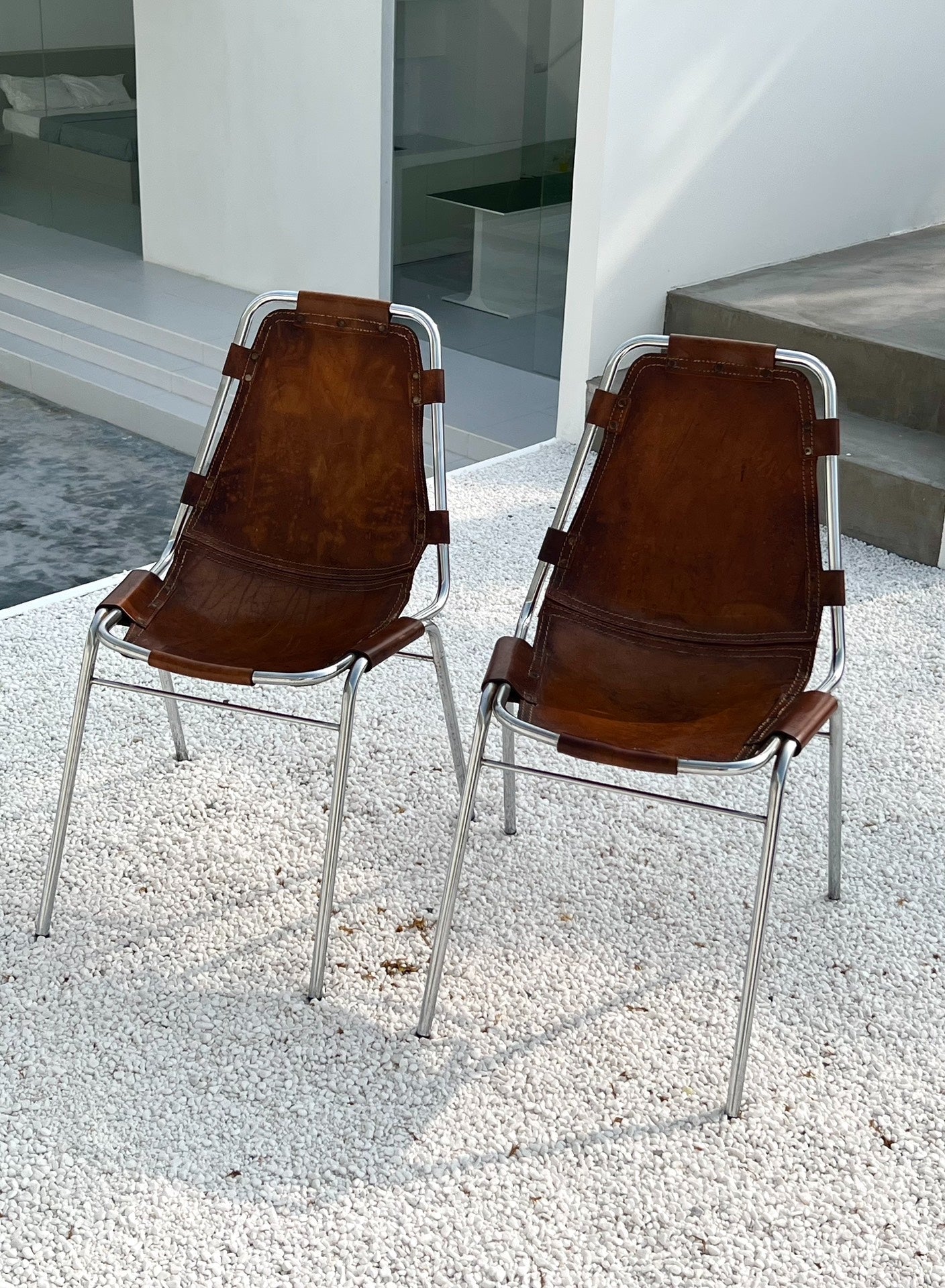 Stylish Dining Chairs by Charlotte Perriand