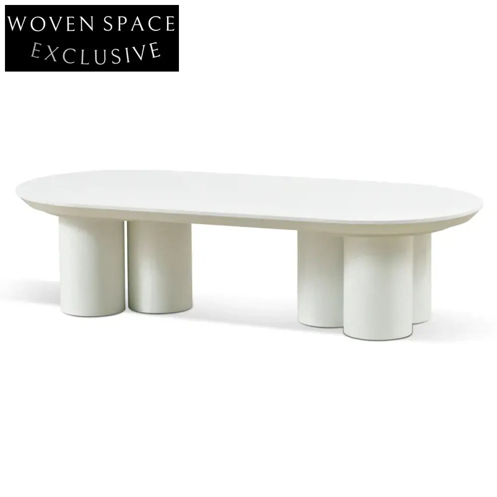 1.3m Coffee Table - Full White Coffee Table
