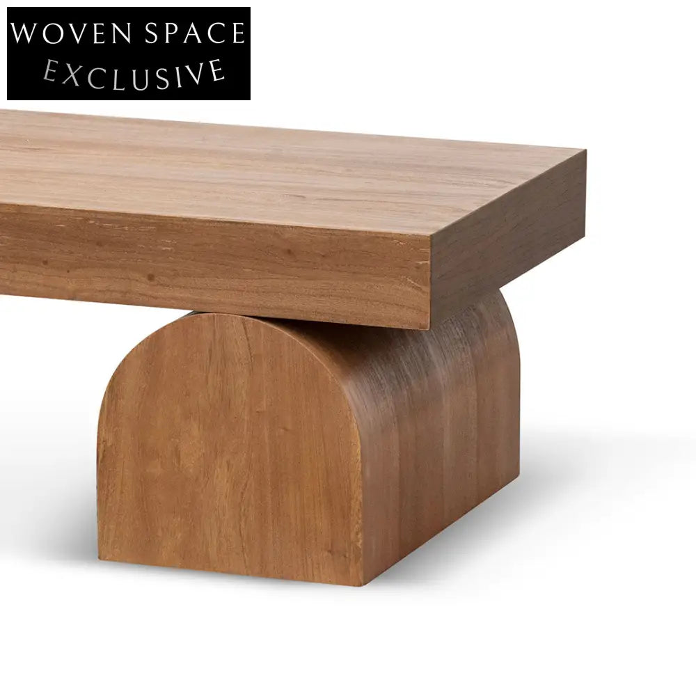 1.3m Elm Coffee Table - Natural Coffee Tables
