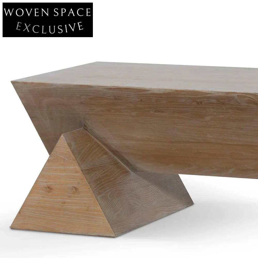 1.52m Elm Coffee Table - Natural Coffee Tables