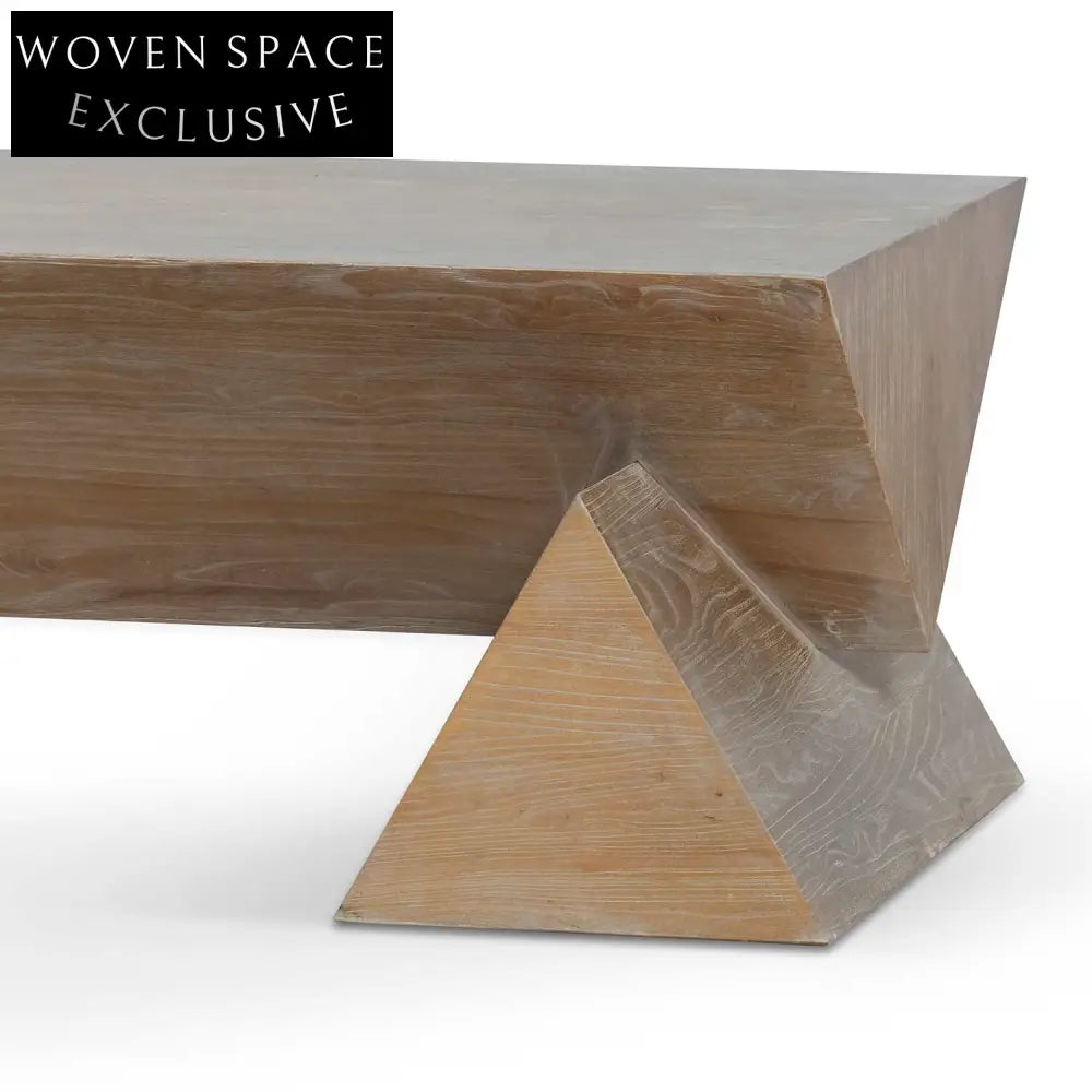 1.52m Elm Coffee Table - Natural Coffee Tables